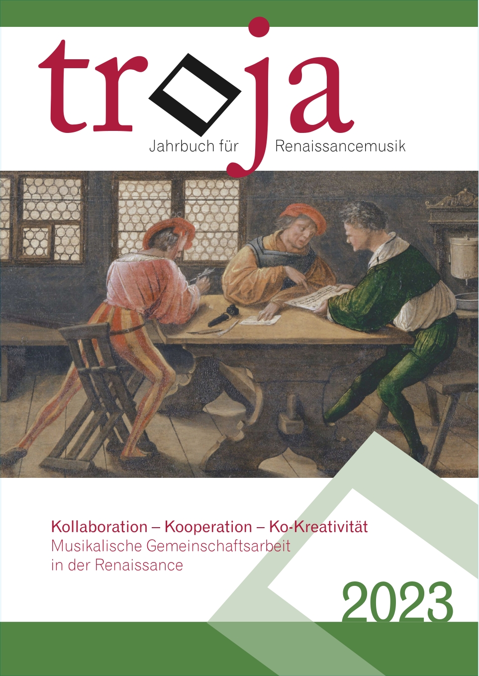 					Ansehen Bd. 21 (2023): Kollaboration – Kooperation – Ko-Kreativität. Musikalische Gemeinschaftsarbeit in der Renaissance
				
